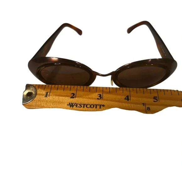 Fendi sunglasses lunette Brielle cat eye brown Italy vintage 90s y2K unisex - Picture 10 of 15
